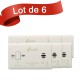 Lot de 6 détecteurs de Monoxyde de Carbone Kidde 7CO