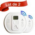 Lot de 2 détecteurs de monoxyde de carbone Ei Electronics EI208DWRF