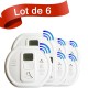 Lot de 6 détecteurs de monoxyde de carbone Ei Electronics EI208DWRF